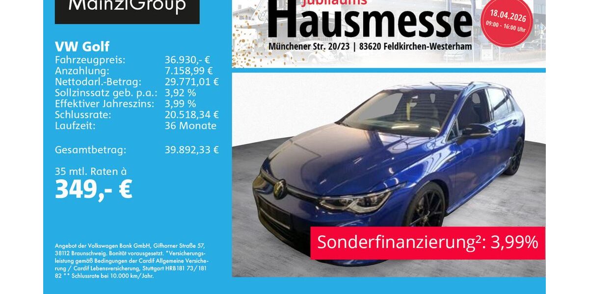 VW Golf 39.300 km 36.930 &euro; Feldkirchen/Westerham 83620