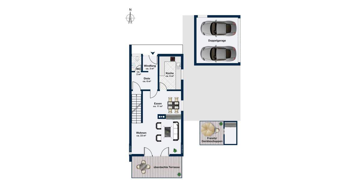 Doppelhaushälfte Valley Unterdarching - 5 Zimmer, 137 m&sup2;, 999.999&euro; | Angebot:25698813
