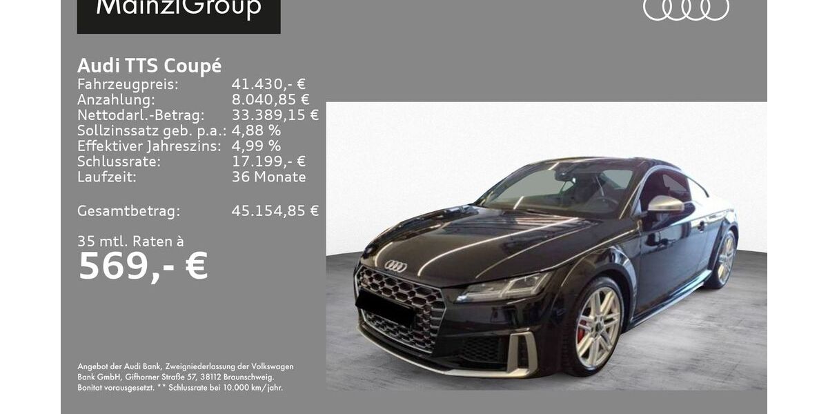 Audi TTS 50.000 km 41.430 &euro; Feldkirchen/Westerham 83620