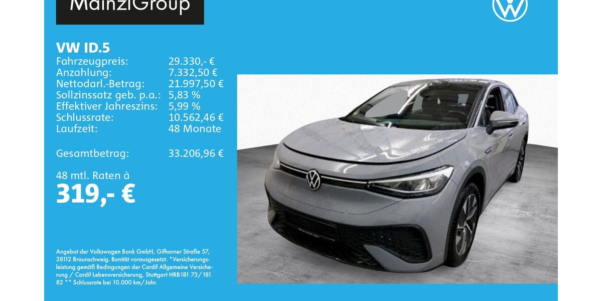 VW ID.5 20.000 km 29.330 &euro; Feldkirchen/Westerham 83620