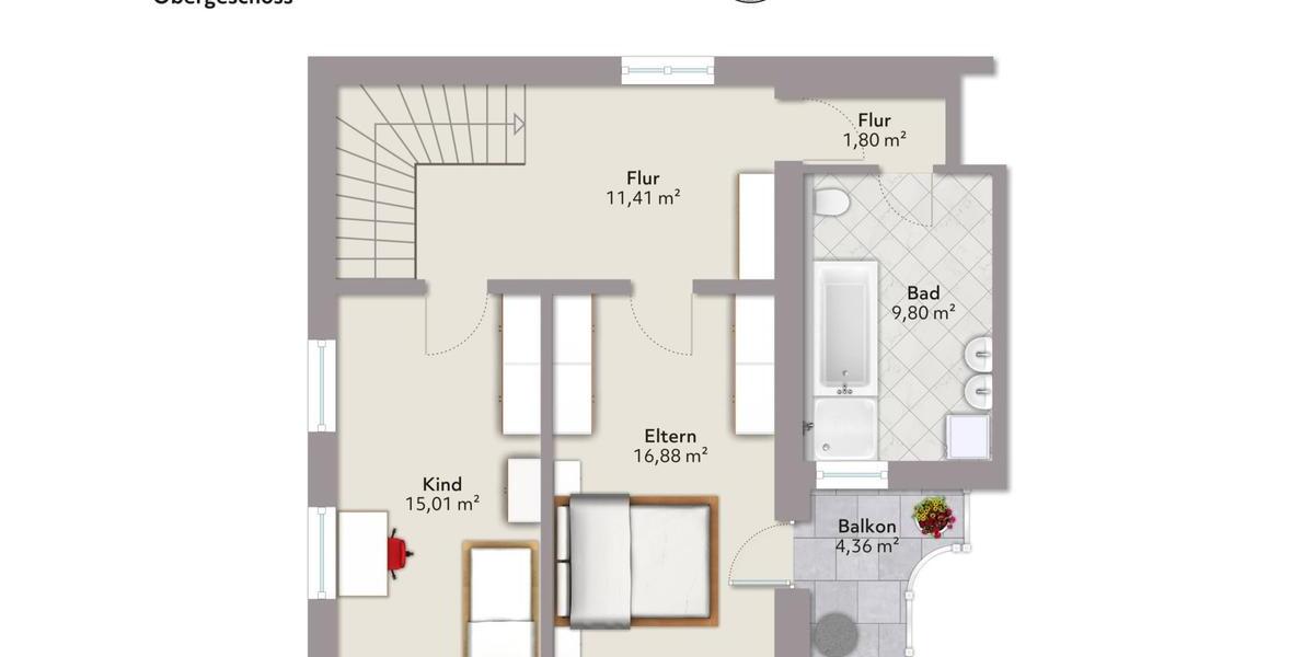 Einfamilienhaus Halfing - 3 Zimmer, 132 m&sup2;, 1.500&euro; | Angebot:26620801