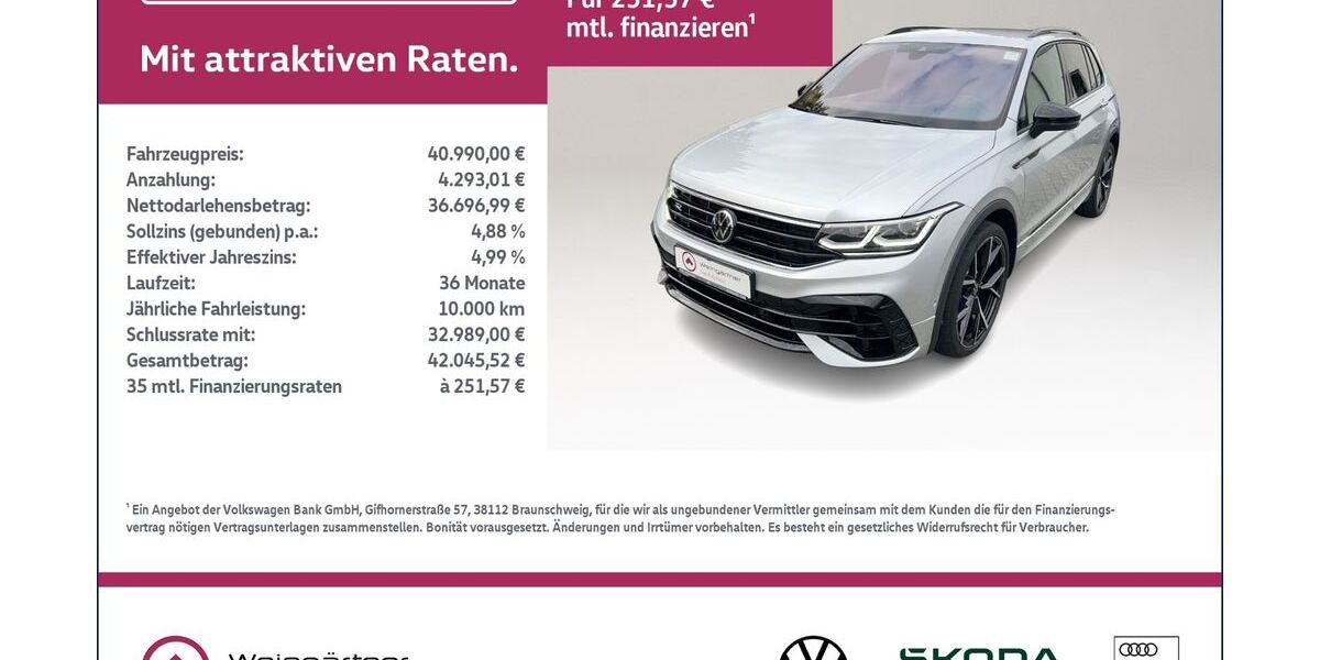 VW Tiguan 51.600 km 40.990 &euro; Miesbach 83714