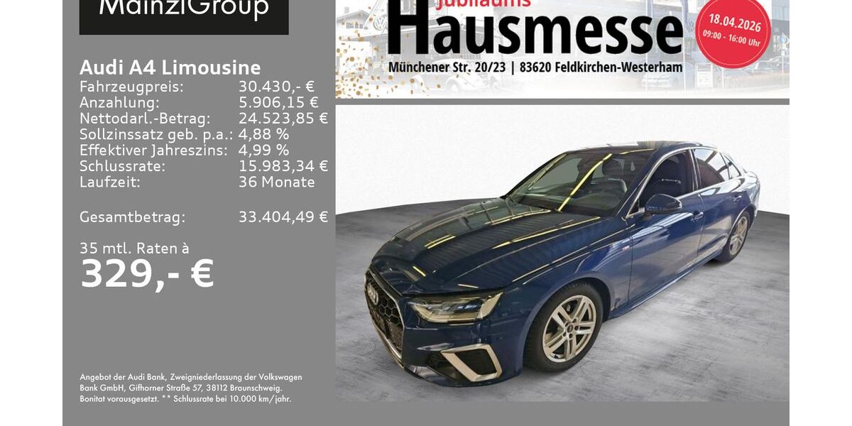 Audi A4 27.200 km 30.430 &euro; Feldkirchen/Westerham 83620