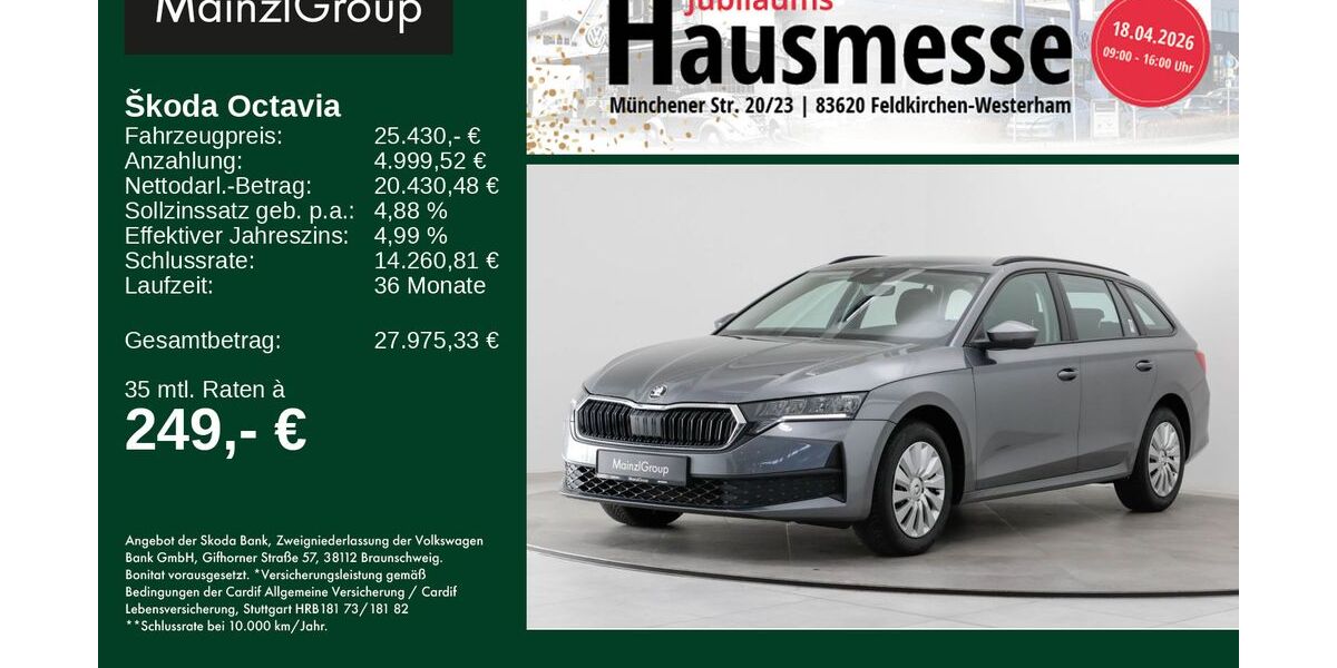 Skoda Octavia 17.500 km 25.430 &euro; Feldkirchen/Westerham 83620