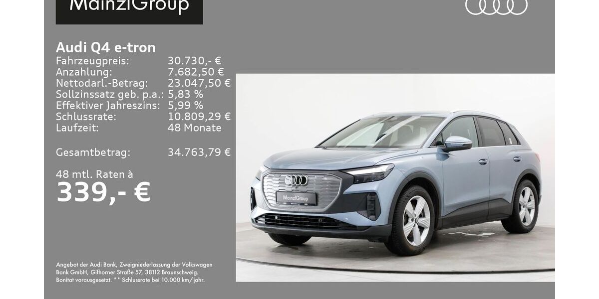 Audi Q4 e-tron 35.140 km 30.730 &euro; Feldkirchen/Westerham 83620