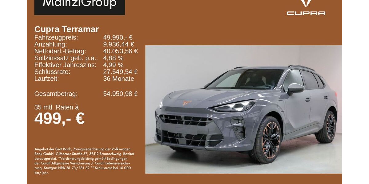 Cupra Terramar 20.000 km 42.930 &euro; Feldkirchen/Westerham 83620