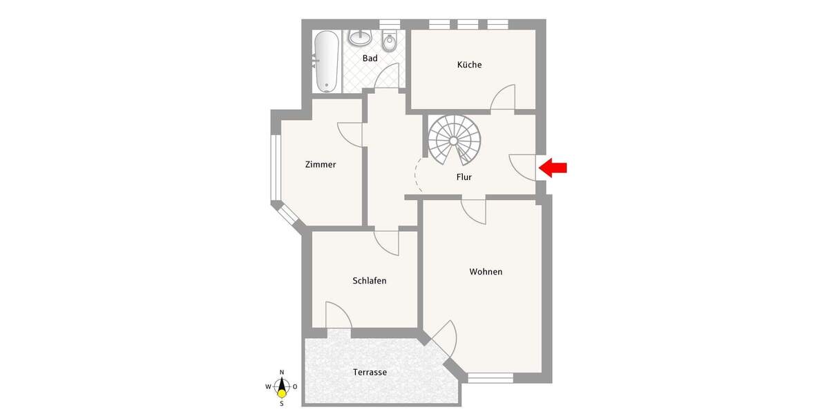 Etagenwohnung Bad Aibling - 4 Zimmer, 98 m&sup2;, 530.000&euro; | Angebot:25667618