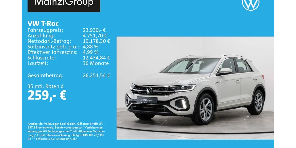 VW T-Roc 18.360 km 23.930 &euro; Feldkirchen/Westerham 83620