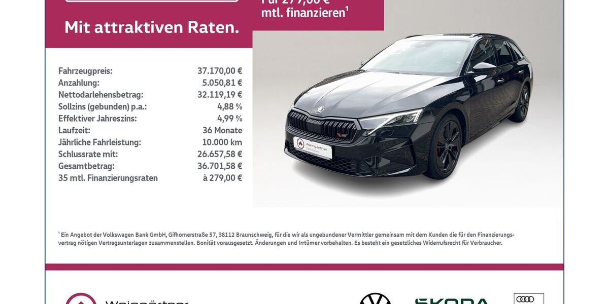 Skoda Octavia 12.400 km 37.170 &euro; Miesbach 83714