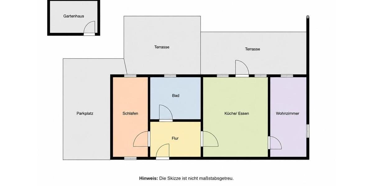 Erdgeschoßwohnung Grafing bei München - 2.5 Zimmer, 74 m&sup2;, 980&euro; | Angebot:26586610