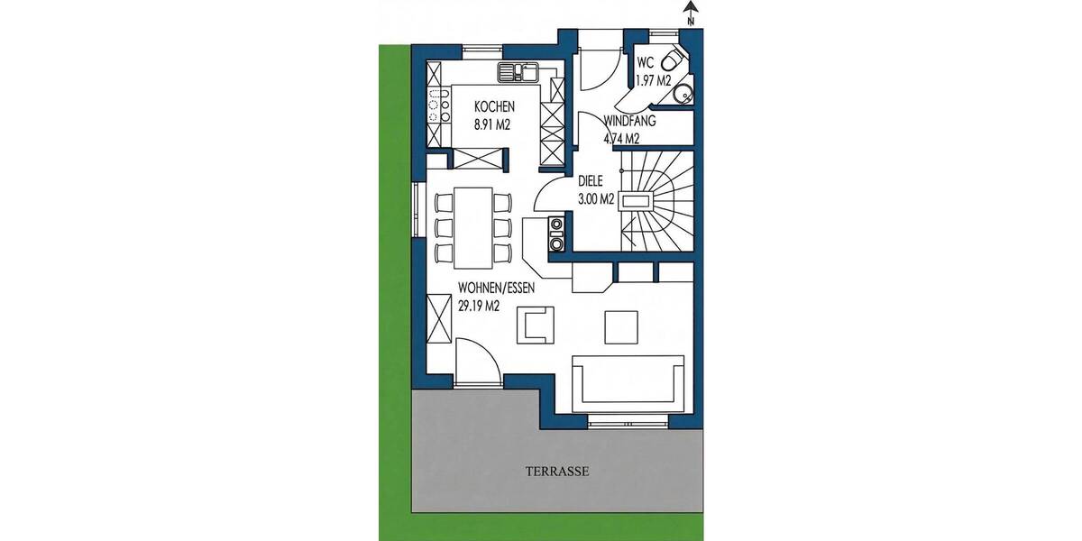 Doppelhaushälfte Kolbermoor - 5 Zimmer, 147 m&sup2;, 695.000&euro; | Angebot:25929678