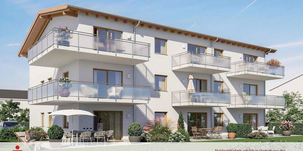 Etagenwohnung Rosenheim Fürstätt - 3 Zimmer, 74 m&sup2;, 547.400&euro; | Angebot:25730434