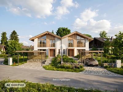 SELTENE GELEGENHEIT - DOPPELHAUS IN RUHIGER LAGE - Grundstück Pfaffing | Angebot:27354844
