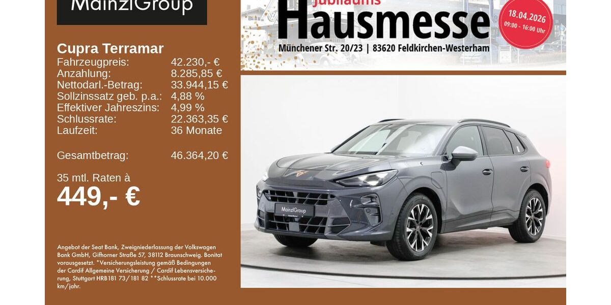 Cupra Terramar 15.000 km 42.230 &euro; Feldkirchen/Westerham 83620