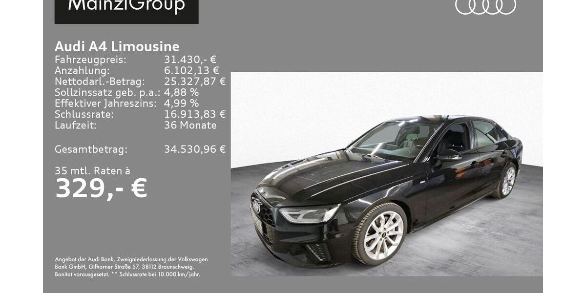 Audi A4 37.000 km 31.430 &euro; Feldkirchen/Westerham 83620