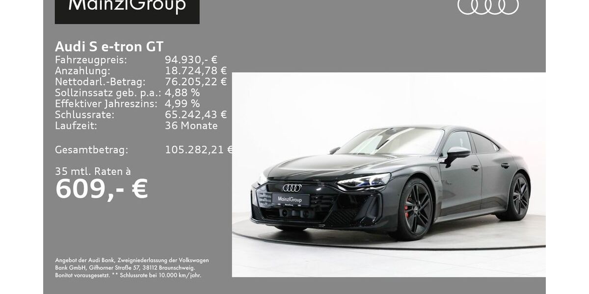 Audi e-tron GT 2.500 km 94.930 &euro; Feldkirchen/Westerham 83620