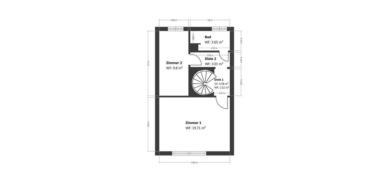 Reihenmittelhaus Bad Aibling - 4 Zimmer, 108 m&sup2;, 549.900&euro; | Angebot:26617024