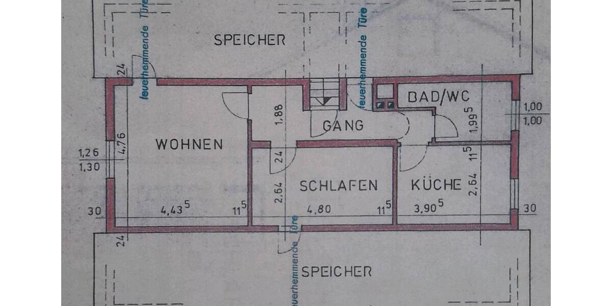 Dachgeschoßwohnung Wasserburg am Inn - 2 Zimmer, 70 m&sup2;, 700&euro; | Angebot:25941750