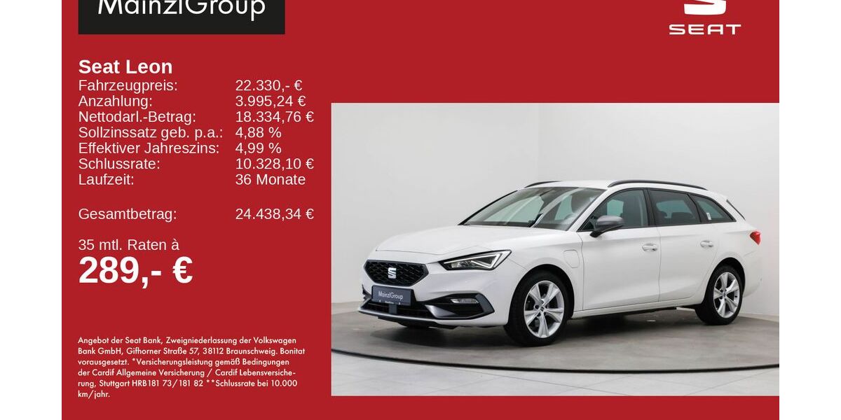 Seat Leon 56.476 km 22.330 &euro; Feldkirchen/Westerham 83620