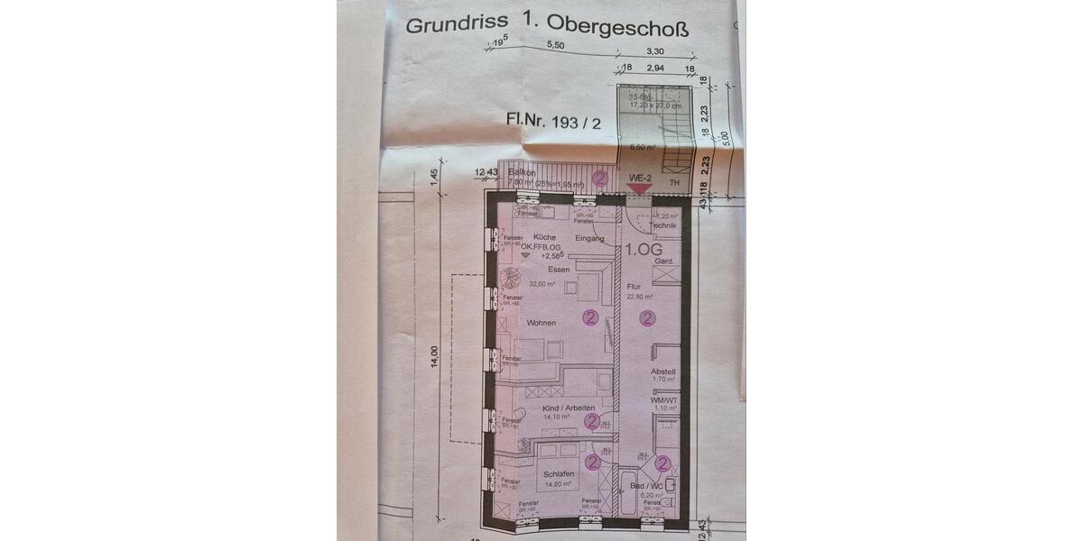 Etagenwohnung Riedering - 3 Zimmer, 96 m&sup2;, 395.000&euro; | Angebot:26049357