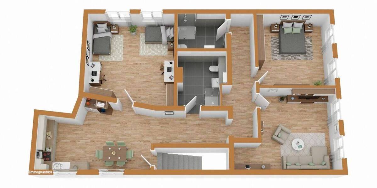 Etagenwohnung Rosenheim Innenstadt - 3 Zimmer, 98 m&sup2;, 549.000&euro; | Angebot:26017787