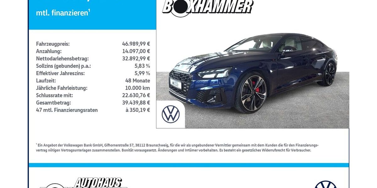 Audi A5 24.990 km 45.880 &euro; Bad Aibling 83043