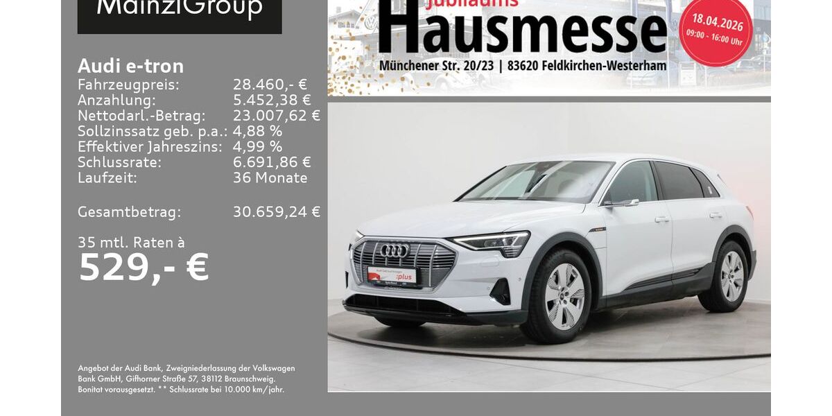 Audi e-tron 29.300 km 28.460 &euro; Feldkirchen/Westerham 83620