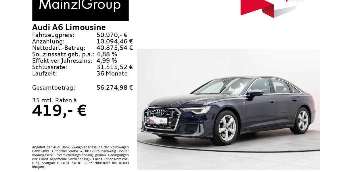 Audi A6 31.450 km 50.770 &euro; Feldkirchen/Westerham 83620