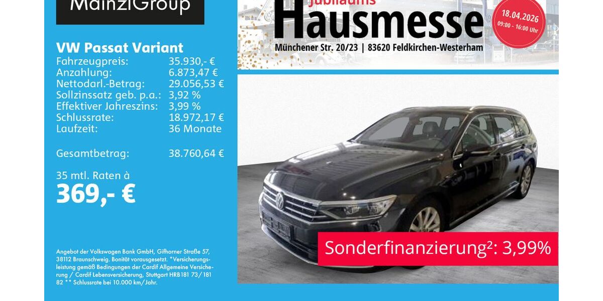 VW Passat Variant 39.570 km 35.930 &euro; Feldkirchen/Westerham 83620