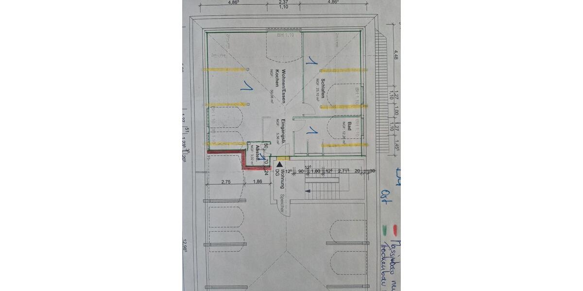 Dachgeschoßwohnung Rosenheim Aising - 4 Zimmer, 91 m&sup2;, 300.000&euro; | Angebot:24475601