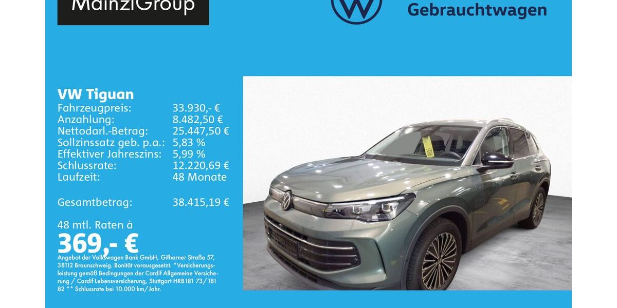 VW Tiguan 14.000 km 33.930 &euro; Feldkirchen/Westerham 83620