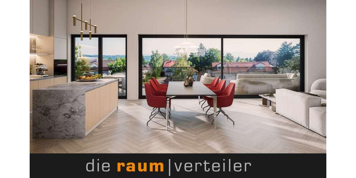 Etagenwohnung Bruckmühl - 3 Zimmer, 90 m&sup2;, 643.000&euro; | Angebot:26910558