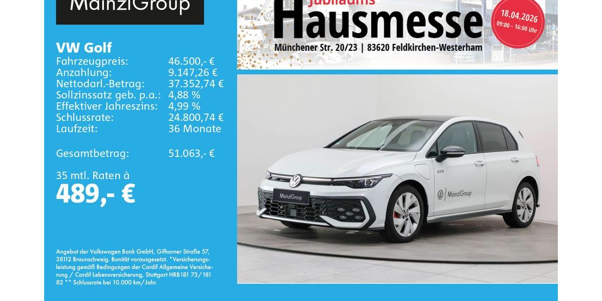 VW Golf 5.000 km 46.500 &euro; Feldkirchen-Westerham 83620