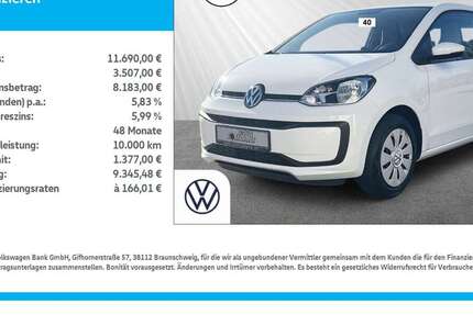 VW up! 27.422 km 11.690 &euro; Bad Aibling 83043