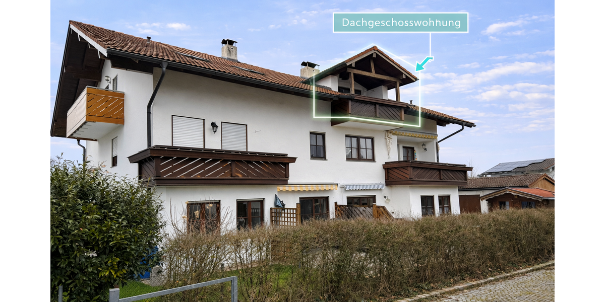 Etagenwohnung Bruckmühl - 3 Zimmer, 98 m&sup2;, 375.000&euro; | Angebot:24981359