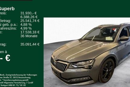 Skoda Superb 35.500 km 31.930 &euro; Feldkirchen/Westerham 83620