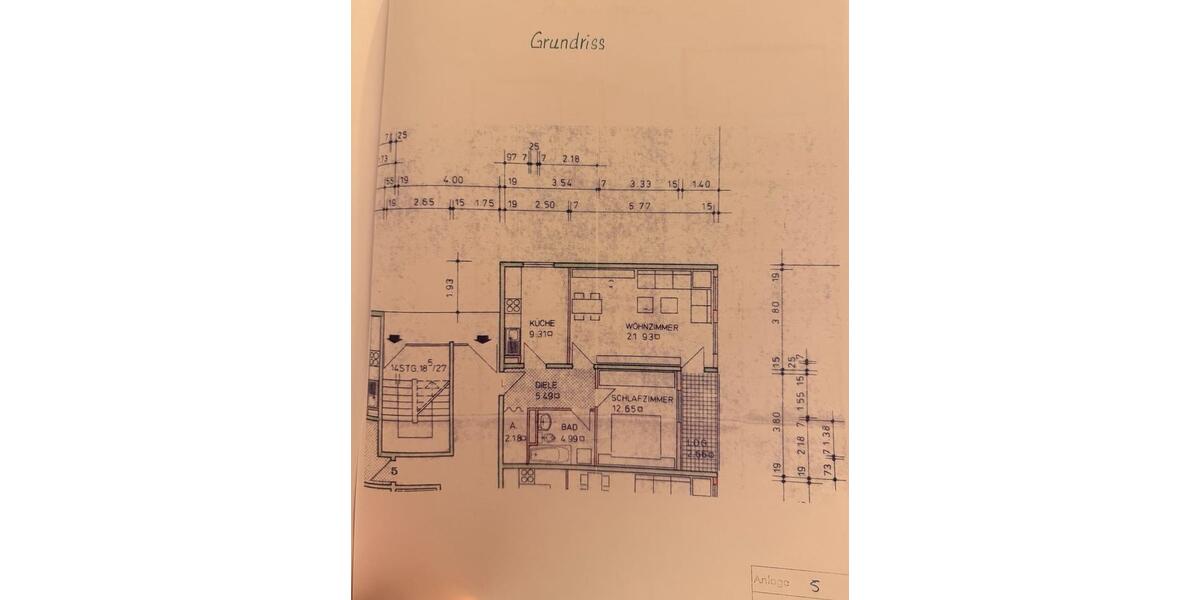 Etagenwohnung Rosenheim Innenstadt - 2 Zimmer, 56 m&sup2;, 262.000&euro; | Angebot:26403425