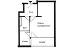 Etagenwohnung Rosenheim Innenstadt - 1 Zimmer, 35 m&sup2;, 195.000&euro; | Angebot:26962085