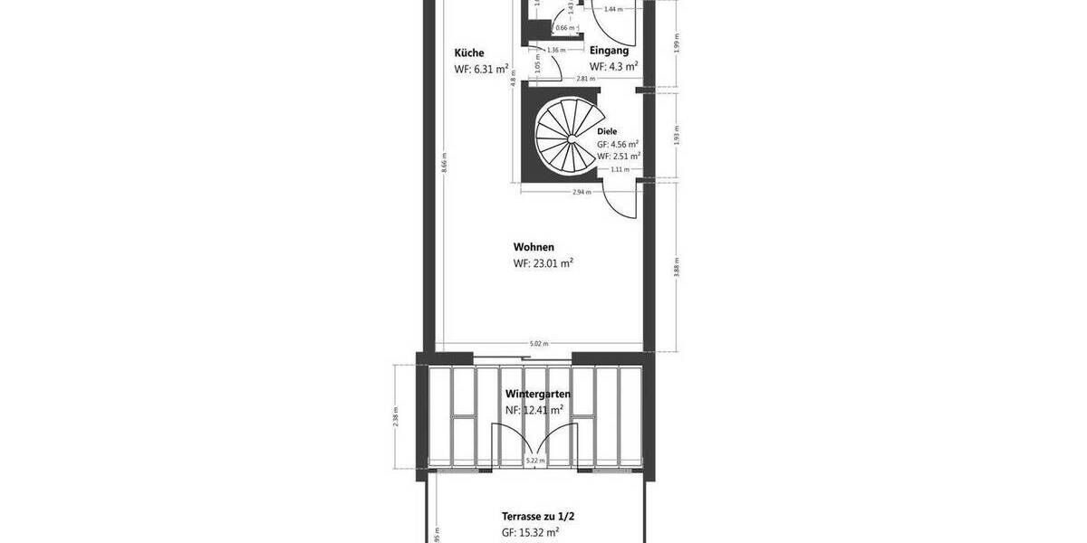 Reihenmittelhaus Bad Aibling - 4 Zimmer, 108 m&sup2;, 549.900&euro; | Angebot:26617024
