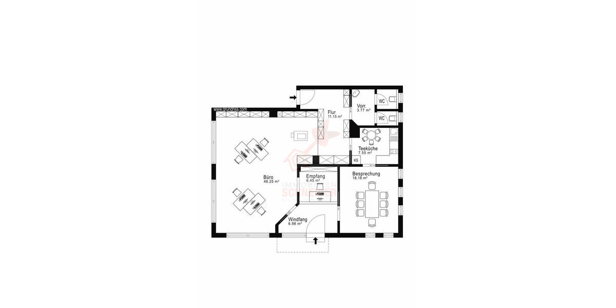 Gewerbeobjekt Grafing bei München Grafing - 2 Zimmer, 106 m&sup2;, 375.000&euro; | Angebot:26557060