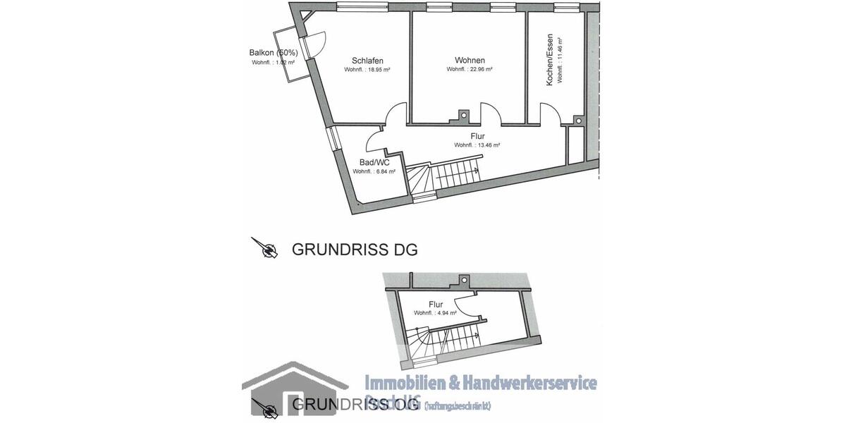 Etagenwohnung Wasserburg am Inn - 2 Zimmer, 80 m&sup2;, 1.000&euro; | Angebot:24610612