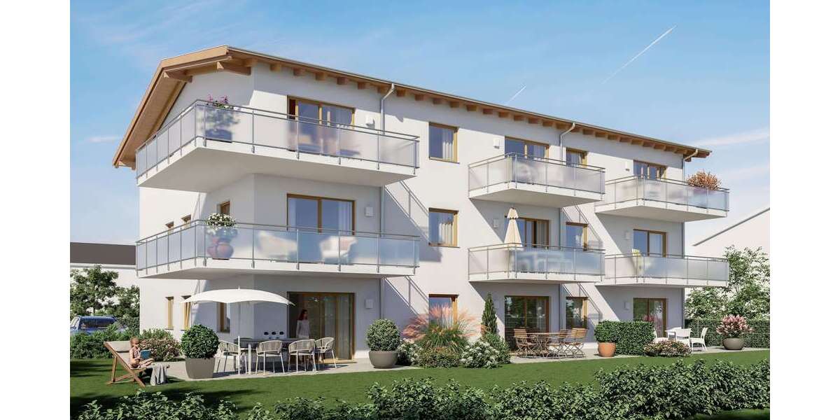 Etagenwohnung Rosenheim Egarten - 2 Zimmer, 54 m&sup2;, 395.000&euro; | Angebot:24810297