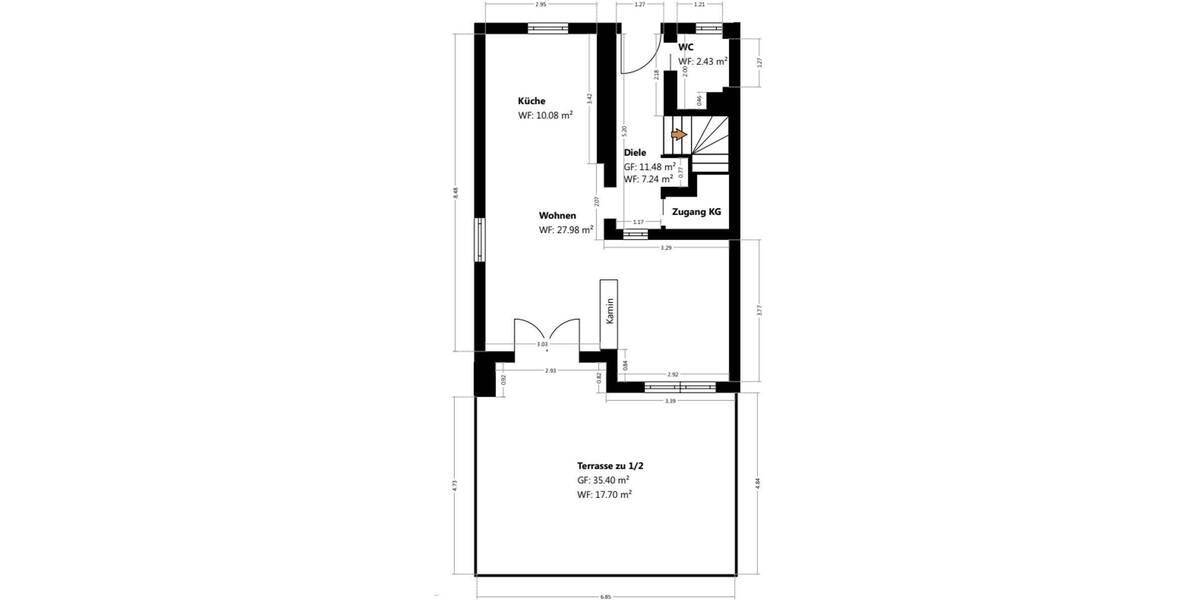 Doppelhaushälfte Bruckmühl Hinrichssegen - 6 Zimmer, 140 m&sup2;, 998.000&euro; | Angebot:26628804