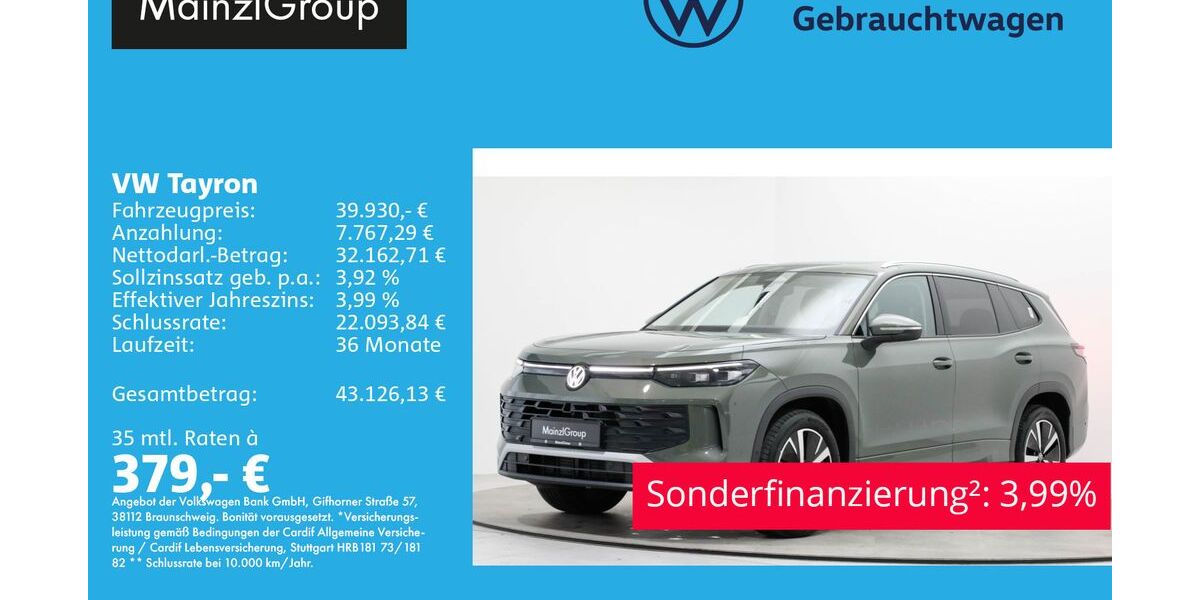 VW Tayron 14.200 km 39.930 &euro; Feldkirchen/Westerham 83620