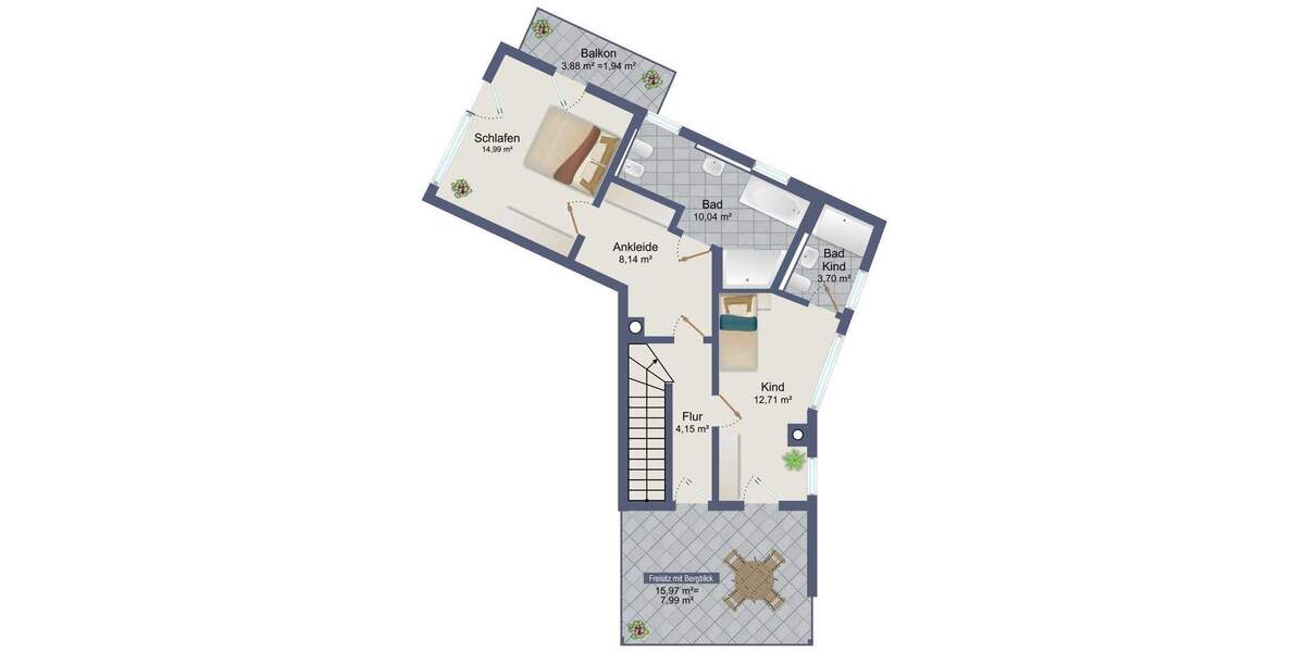 Doppelhaushälfte Rosenheim Westerndorf St Peter - 5 Zimmer, 180 m&sup2;, 1.050.000&euro; | Angebot:25682790