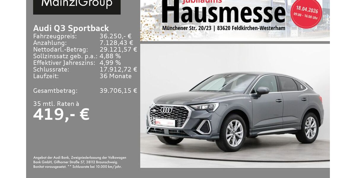 Audi Q3 21.900 km 36.250 &euro; Feldkirchen/Westerham 83620