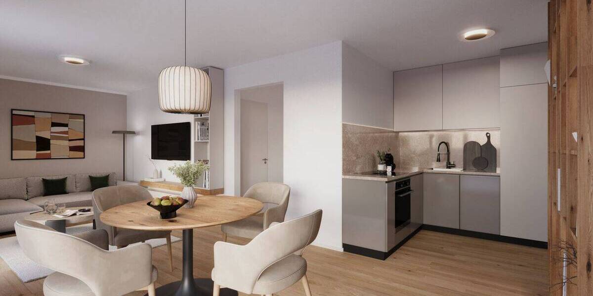 Etagenwohnung Bad Aibling - 2 Zimmer, 56 m&sup2;, 446.000&euro; | Angebot:26752079