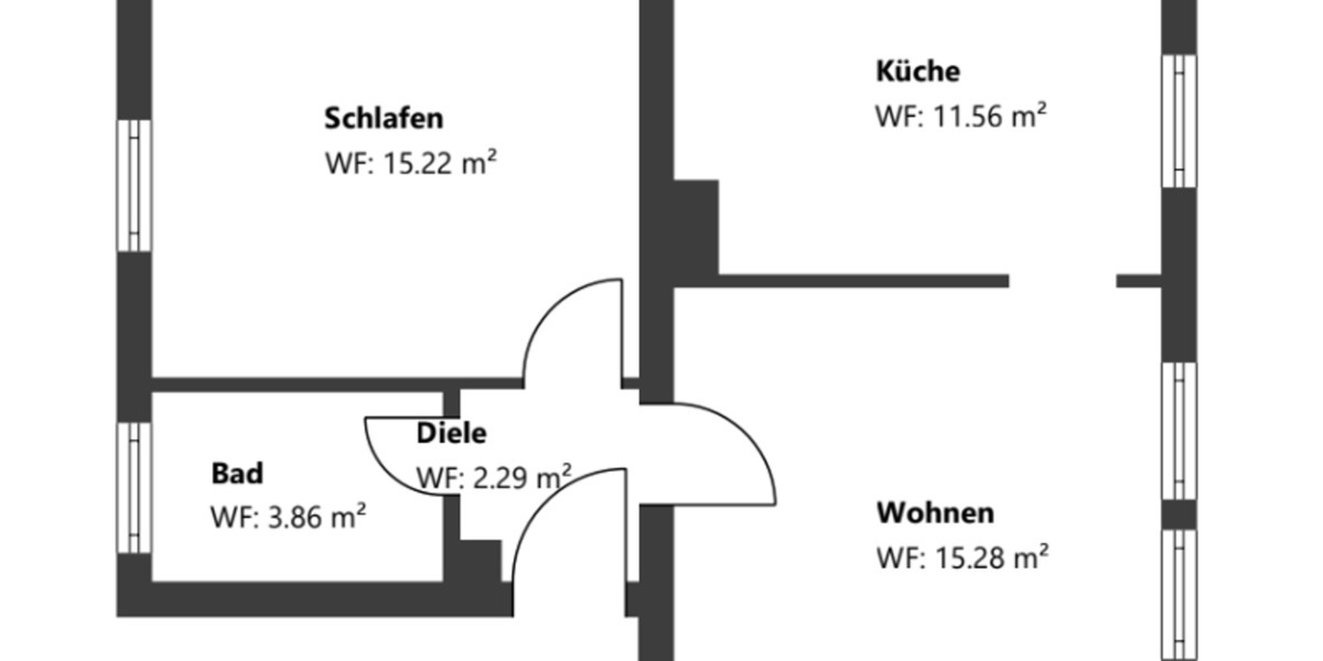Etagenwohnung Hausham - 2 Zimmer, 48 m&sup2;, 199.900&euro; | Angebot:25898320