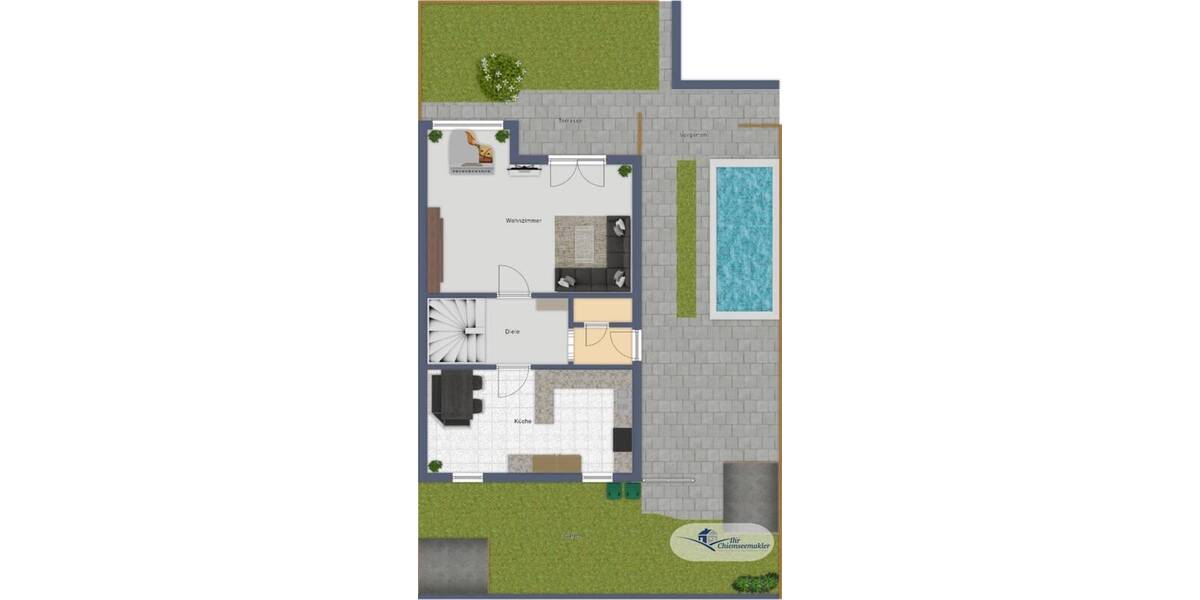 Doppelhaushälfte Edling - 6 Zimmer, 145 m&sup2;, 618.000&euro; | Angebot:25820001