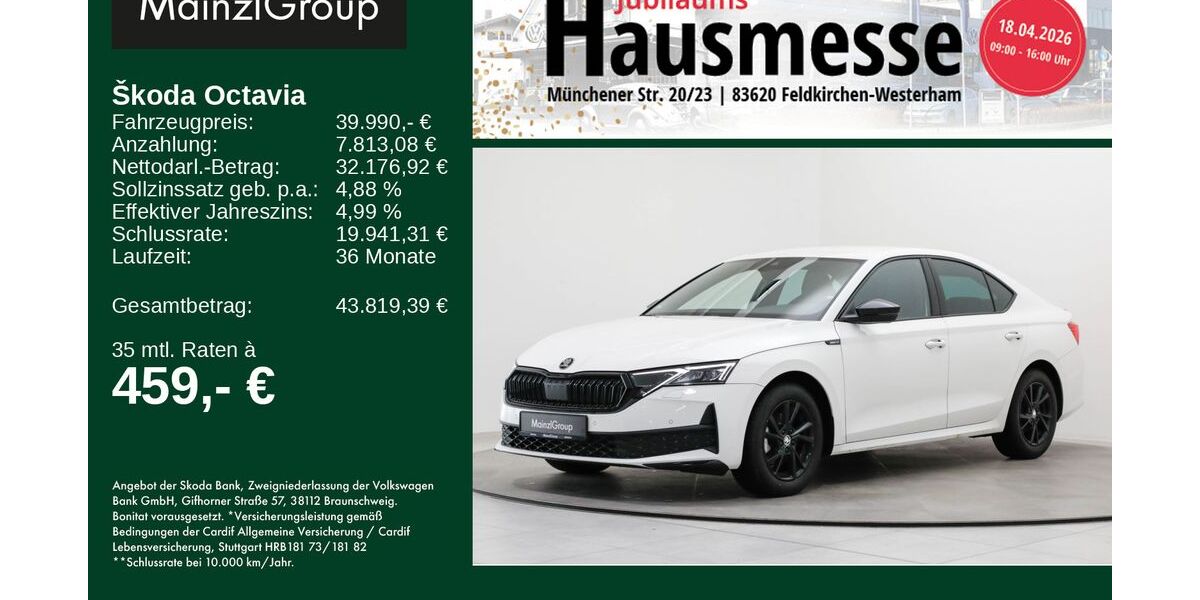 Skoda Octavia 7.500 km 39.990 &euro; Feldkirchen-Westerham 83620